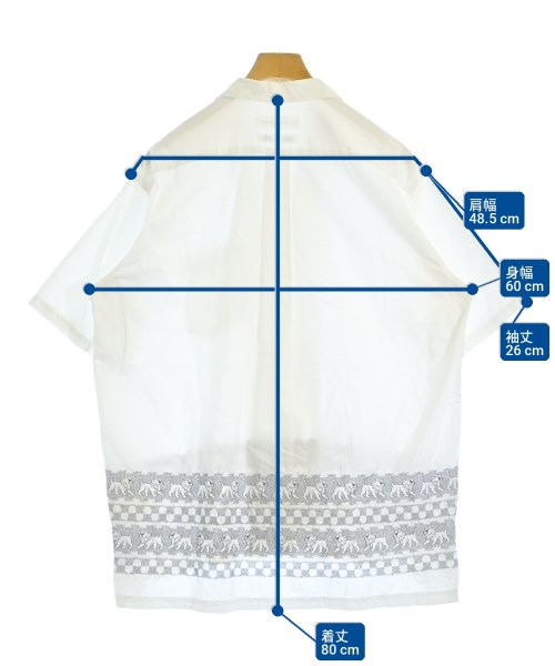 COMME des GARCONS SHIRT（コムデギャルソンシャツ）カジュアルシャツ 白 サイズ:M メンズ/2200719718069