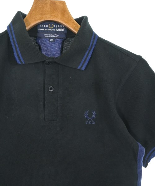 COMME des GARCONS SHIRT（コムデギャルソンシャツ）ポロシャツ 黒 サイズ:XS メンズ/2200645416022