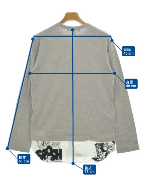 COMME des GARCONS SHIRT（コムデギャルソンシャツ）Tシャツ・カットソー グレー サイズ:M メンズ/2200645548020