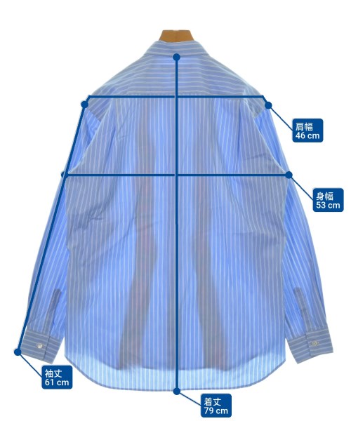 COMME des GARCONS SHIRT（コムデギャルソンシャツ）カジュアルシャツ 青 サイズ:M メンズ/2200645987140