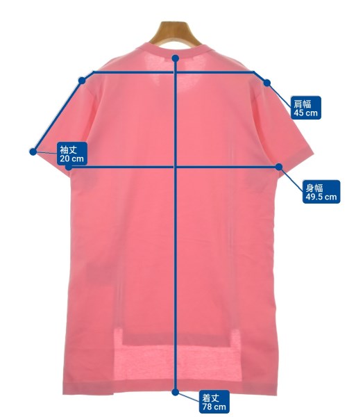 COMME des GARCONS SHIRT（コムデギャルソンシャツ）Tシャツ・カットソー ピンク サイズ:M メンズ/2200646430027