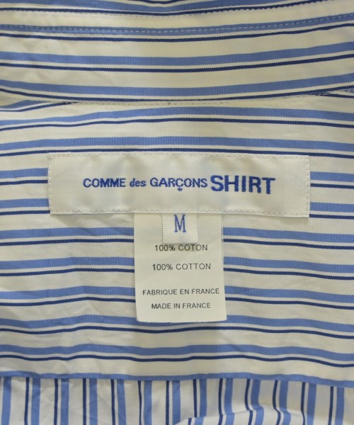 COMME des GARCONS SHIRT（コムデギャルソンシャツ）カジュアルシャツ 青 サイズ:M メンズ/2200646442013