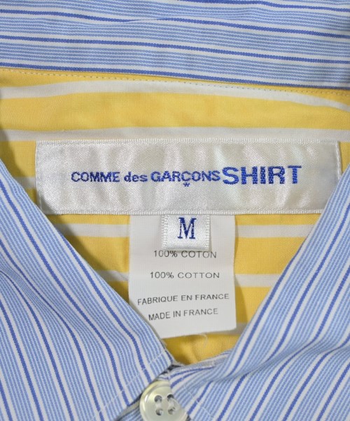 COMME des GARCONS SHIRT（コムデギャルソンシャツ）カジュアルシャツ 青 サイズ:M メンズ/2200639029030