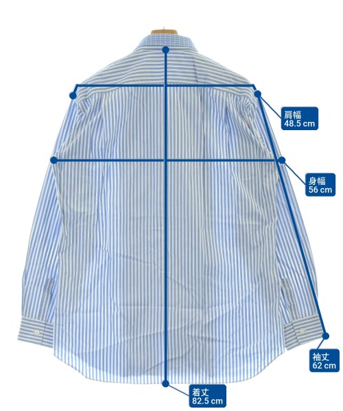 COMME des GARCONS SHIRT（コムデギャルソンシャツ）カジュアルシャツ 青 サイズ:L メンズ/2200646832036