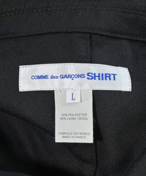 COMME des GARCONS SHIRT（コムデギャルソンシャツ）テーラードジャケット 黒 サイズ:L メンズ/2200646832135