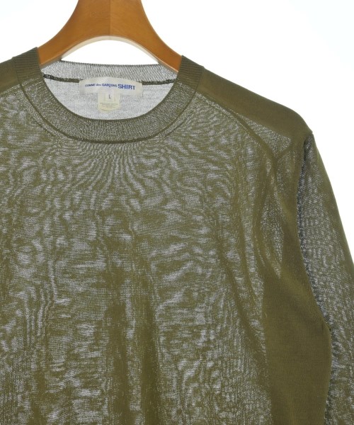 COMME des GARCONS SHIRT（コムデギャルソンシャツ）ニット・セーター カーキ サイズ:L メンズ/2200646972046