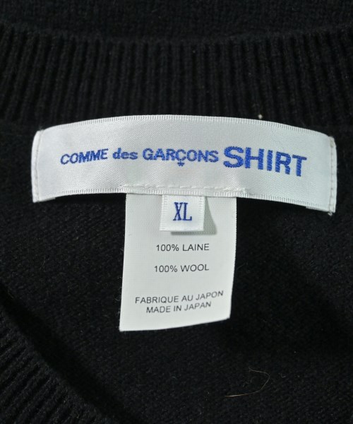 COMME des GARCONS SHIRT（コムデギャルソンシャツ）カーディガン 黒 サイズ:XL メンズ/2200647180020