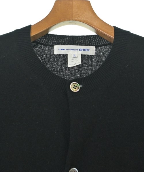 COMME des GARCONS SHIRT（コムデギャルソンシャツ）カーディガン 黒 サイズ:XL メンズ/2200647180020