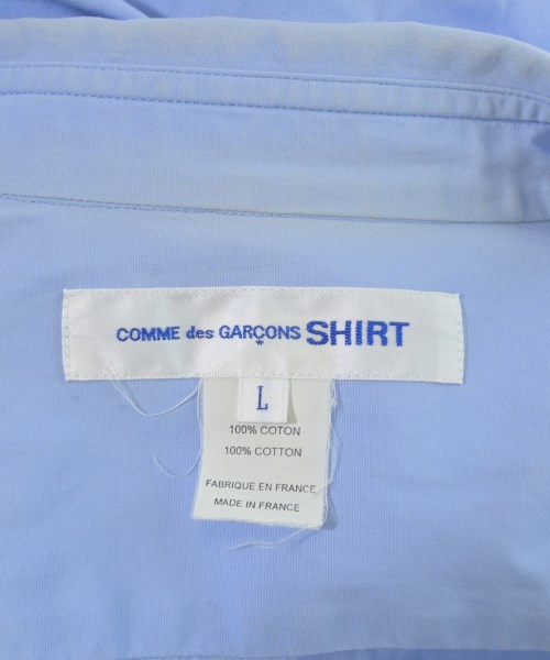 COMME des GARCONS SHIRT（コムデギャルソンシャツ）カジュアルシャツ 青 サイズ:L メンズ/2200647180037