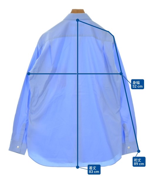 COMME des GARCONS SHIRT（コムデギャルソンシャツ）カジュアルシャツ 青 サイズ:L メンズ/2200647180037