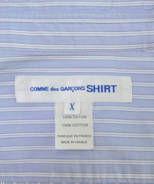 COMME des GARCONS SHIRT（コムデギャルソンシャツ）カジュアルシャツ 青 サイズ:X(XL位) メンズ/2200647180044