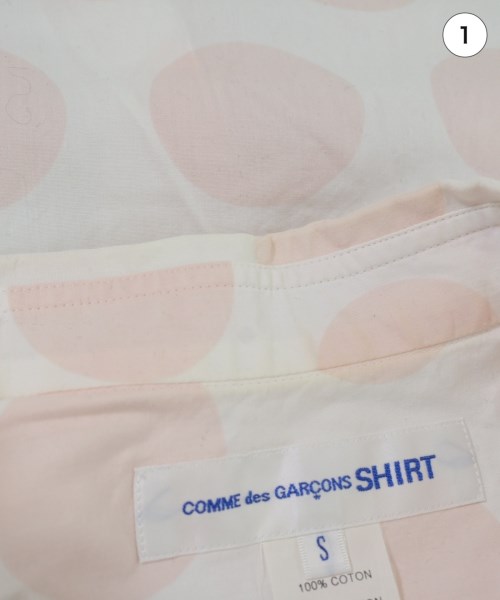 COMME des GARCONS SHIRT（コムデギャルソンシャツ）カジュアルシャツ 白 サイズ:S メンズ/2200647470015