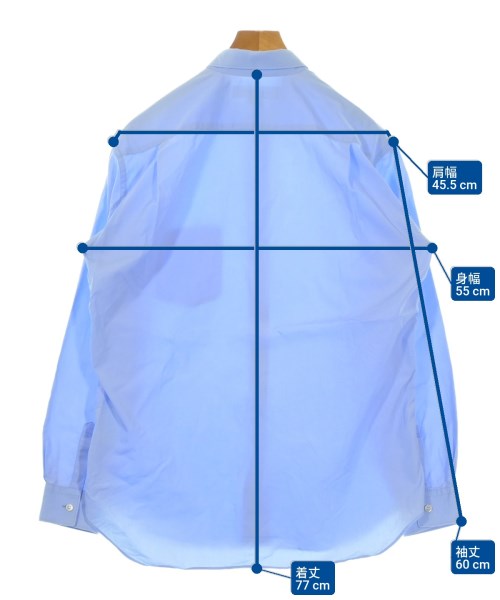 COMME des GARCONS SHIRT（コムデギャルソンシャツ）カジュアルシャツ 青 サイズ:M メンズ/2200647865026