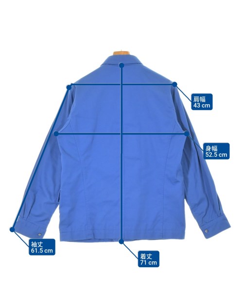 COMME des GARCONS SHIRT（コムデギャルソンシャツ）カバーオール 青 サイズ:S メンズ/2200648565024