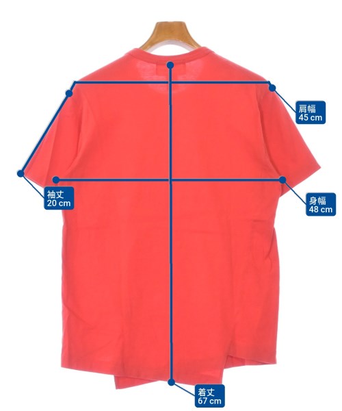 COMME des GARCONS SHIRT（コムデギャルソンシャツ）Tシャツ・カットソー 赤 サイズ:M メンズ/2200638356212