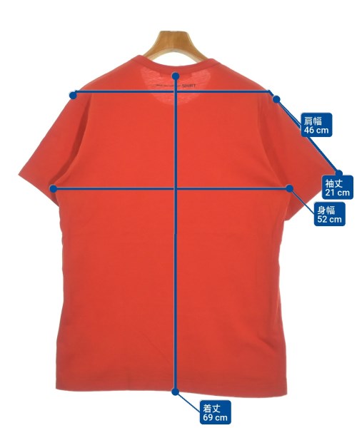 COMME des GARCONS SHIRT（コムデギャルソンシャツ）Tシャツ・カットソー 赤 サイズ:L メンズ/2200648918165