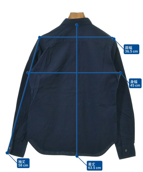 COMME des GARCONS SHIRT（コムデギャルソンシャツ）カジュアルシャツ 紺 サイズ:S レディース/2200649428052