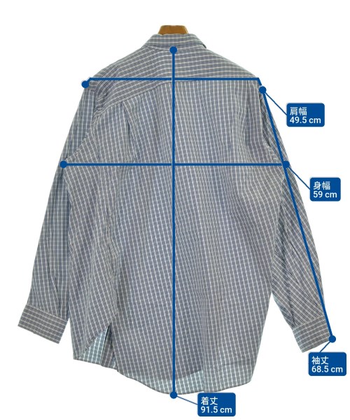 COMME des GARCONS SHIRT（コムデギャルソンシャツ）カジュアルシャツ 青 サイズ:X(XL位) メンズ/2200649466030