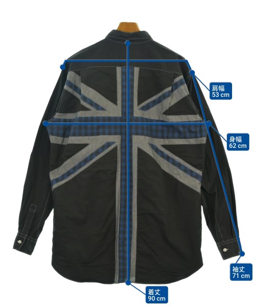 COMME des GARCONS SHIRT（コムデギャルソンシャツ）カジュアルシャツ 紺 サイズ:X(XL位) メンズ/2200649466047
