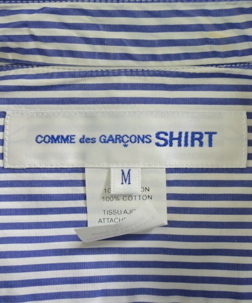 COMME des GARCONS SHIRT（コムデギャルソンシャツ）カジュアルシャツ 青 サイズ:M メンズ/2200649827077
