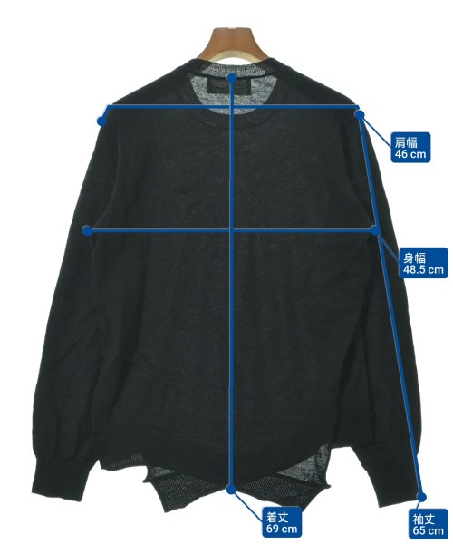COMME des GARCONS SHIRT（コムデギャルソンシャツ）ニット・セーター 黒 サイズ:-(M位) メンズ/2200650646032