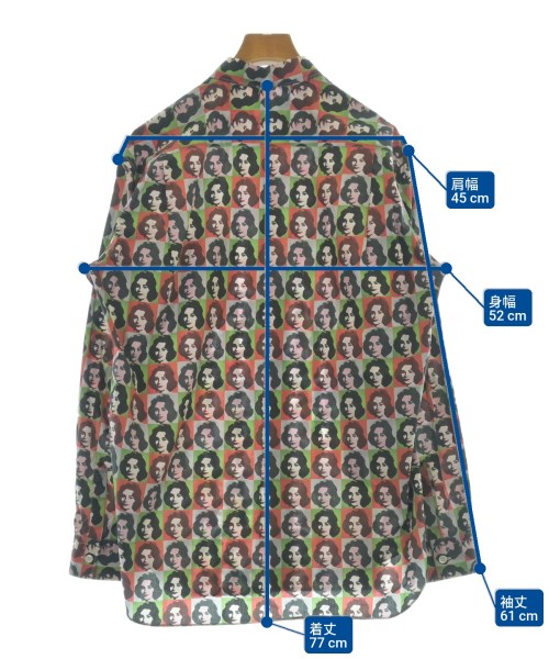 COMME des GARCONS SHIRT（コムデギャルソンシャツ）カジュアルシャツ グレー サイズ:M メンズ/2200651164023