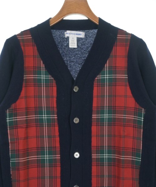 COMME des GARCONS SHIRT（コムデギャルソンシャツ）カーディガン 赤 サイズ:S メンズ/2200651672023