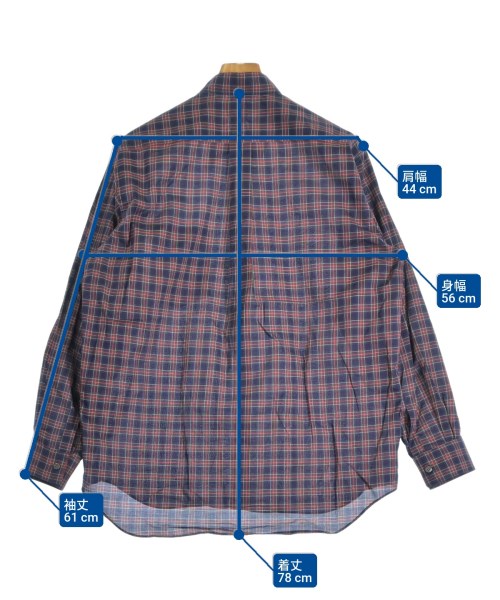 COMME des GARCONS SHIRT（コムデギャルソンシャツ）カジュアルシャツ 紺 サイズ:S メンズ/2200652463132