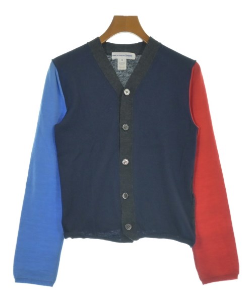 COMME des GARCONS SHIRT(コムデギャルソンシャツ)カーディガン 紺 サイズ:XS/2200652618068