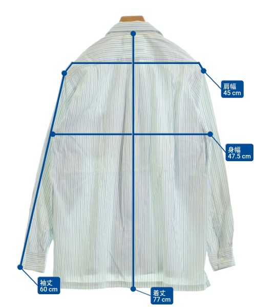 COMME des GARCONS SHIRT（コムデギャルソンシャツ）カジュアルシャツ 白 サイズ:S メンズ/2200645150025