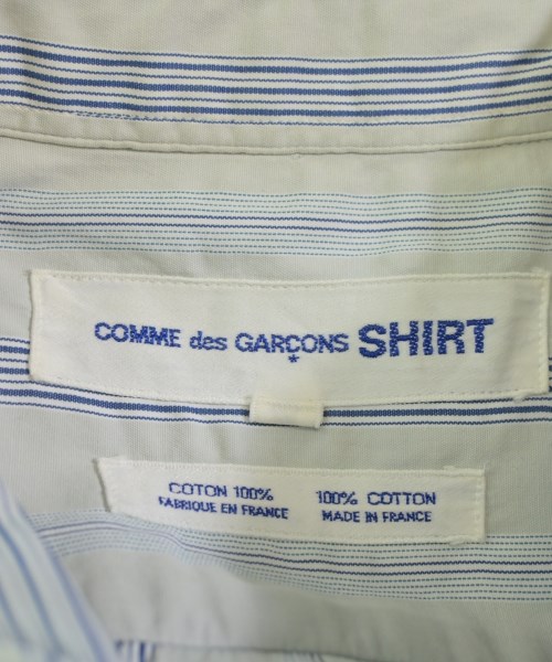 COMME des GARCONS SHIRT（コムデギャルソンシャツ）カジュアルシャツ 青 サイズ:S メンズ/2200645150032