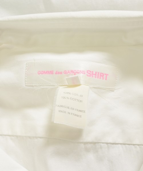 COMME des GARCONS SHIRT（コムデギャルソンシャツ）カジュアルシャツ 白 サイズ:S レディース/2200653747125