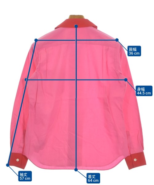 COMME des GARCONS SHIRT（コムデギャルソンシャツ）カジュアルシャツ ピンク サイズ:M レディース/2200653747248