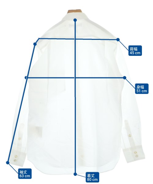 COMME des GARCONS SHIRT（コムデギャルソンシャツ）カジュアルシャツ 白 サイズ:M メンズ/2200654364048