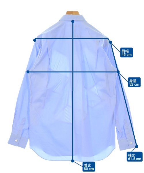 COMME des GARCONS SHIRT（コムデギャルソンシャツ）カジュアルシャツ 青 サイズ:M メンズ/2200702268021