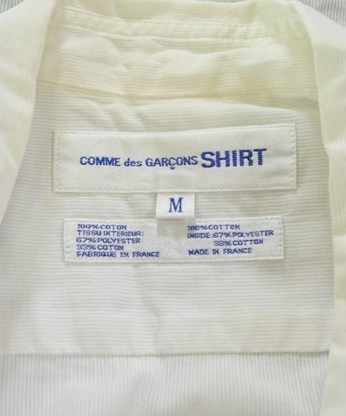 COMME des GARCONS SHIRT（コムデギャルソンシャツ）カジュアルシャツ 白 サイズ:M メンズ/2200698718135
