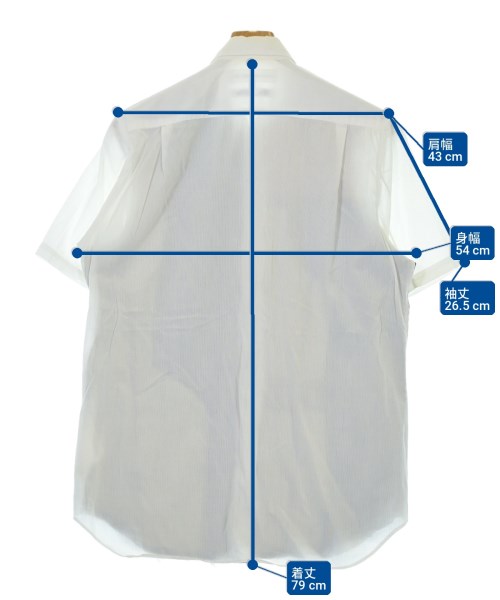 COMME des GARCONS SHIRT（コムデギャルソンシャツ）カジュアルシャツ 白 サイズ:M メンズ/2200698718135