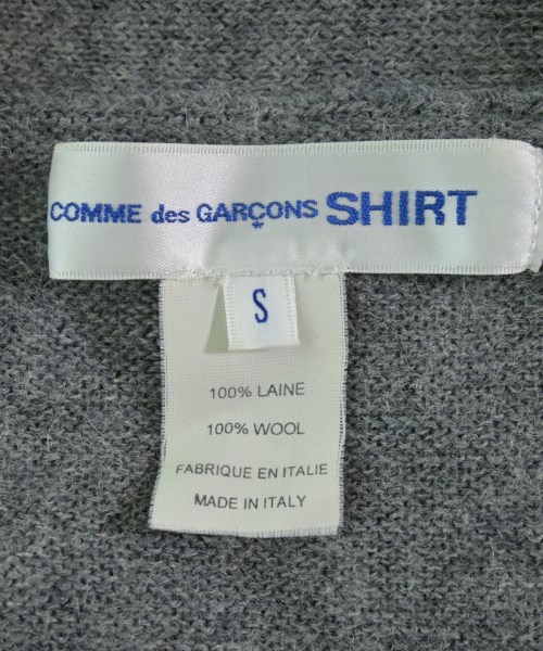 COMME des GARCONS SHIRT（コムデギャルソンシャツ）カーディガン グレー サイズ:S メンズ/2200702531026