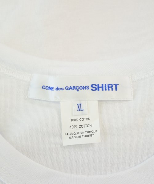 COMME des GARCONS SHIRT（コムデギャルソンシャツ）Tシャツ・カットソー 白 サイズ:XL メンズ/2200703239051