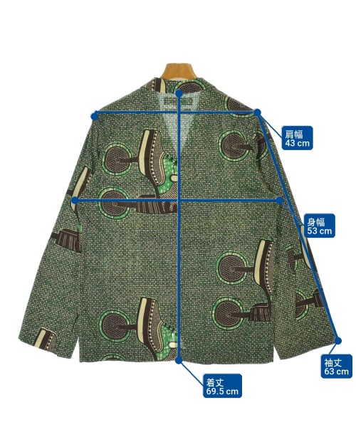COMME des GARCONS SHIRT（コムデギャルソンシャツ）カジュアルジャケット 緑 サイズ:M メンズ/2200702967023