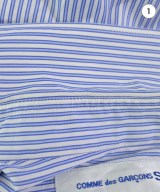 COMME des GARCONS SHIRT（コムデギャルソンシャツ）カジュアルシャツ 青 サイズ:XS メンズ/2200703503046