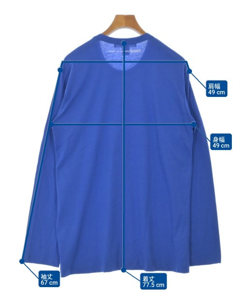 COMME des GARCONS SHIRT（コムデギャルソンシャツ）Tシャツ・カットソー 青 サイズ:XL メンズ/2200702446054