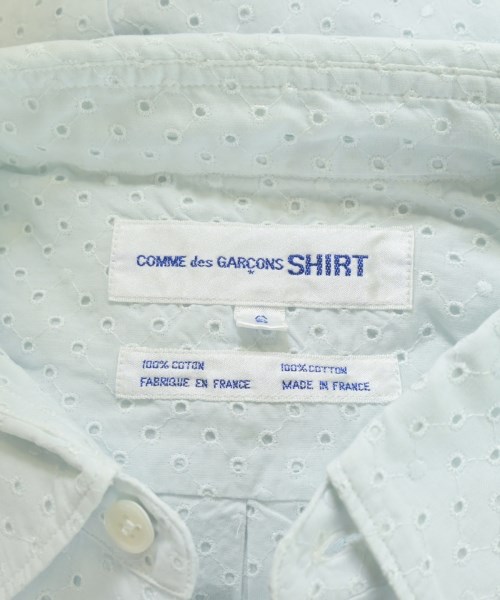 COMME des GARCONS SHIRT（コムデギャルソンシャツ）カジュアルシャツ 青 サイズ:S メンズ/2200702518706