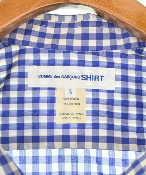 COMME des GARCONS SHIRT（コムデギャルソンシャツ）カジュアルシャツ 青 サイズ:S メンズ/2200702518744