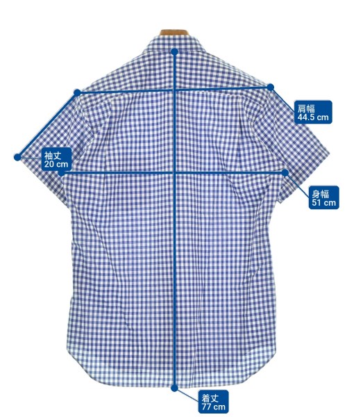 COMME des GARCONS SHIRT（コムデギャルソンシャツ）カジュアルシャツ 青 サイズ:S メンズ/2200702518744