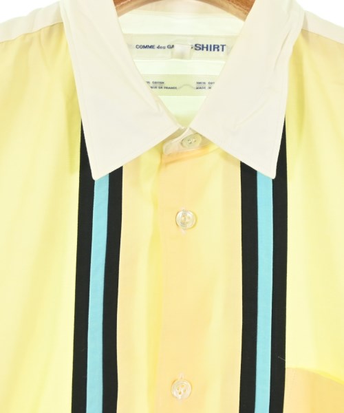 COMME des GARCONS SHIRT（コムデギャルソンシャツ）カジュアルシャツ 黄 サイズ:S メンズ/2200702518751