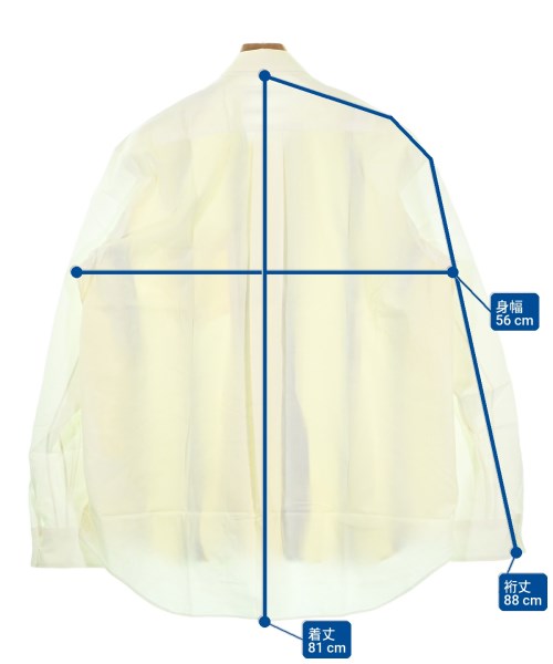 COMME des GARCONS SHIRT（コムデギャルソンシャツ）カジュアルシャツ 黄 サイズ:S メンズ/2200702518751