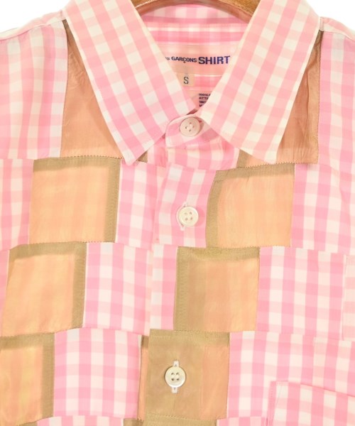 COMME des GARCONS SHIRT（コムデギャルソンシャツ）カジュアルシャツ ピンク サイズ:S メンズ/2200702518812