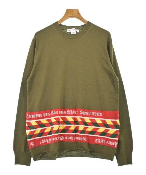 COMME des GARCONS SHIRT（コムデギャルソンシャツ）ニット・セーター カーキ サイズ:XL メンズ/2200704025042