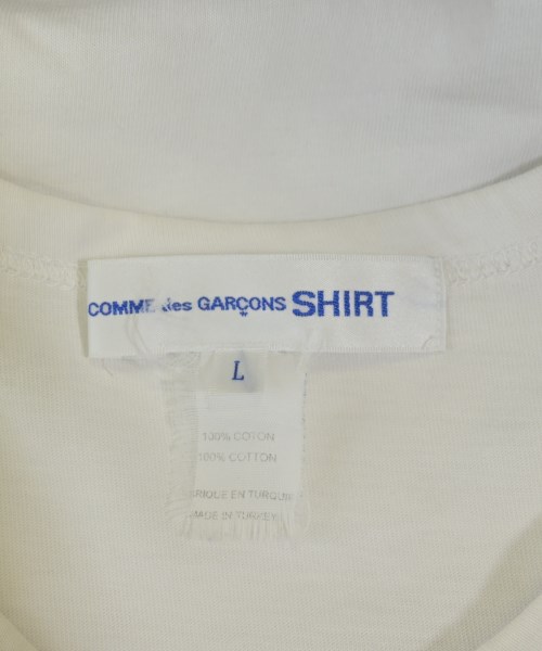 COMME des GARCONS SHIRT（コムデギャルソンシャツ）Tシャツ・カットソー 白 サイズ:L メンズ/2200704162037
